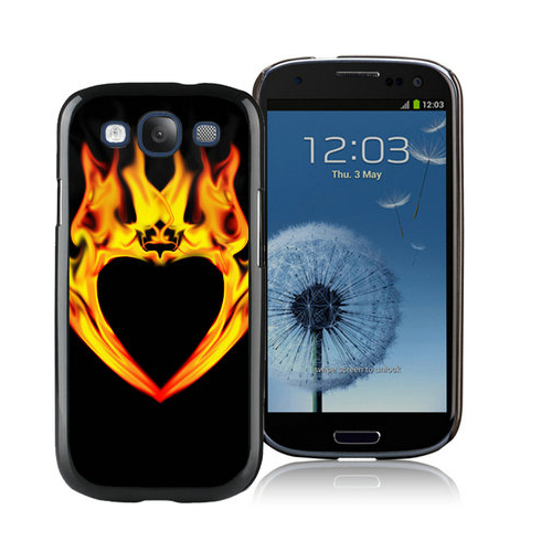 Valentine Fire Heart Samsung Galaxy S3 9300 Cases CTO